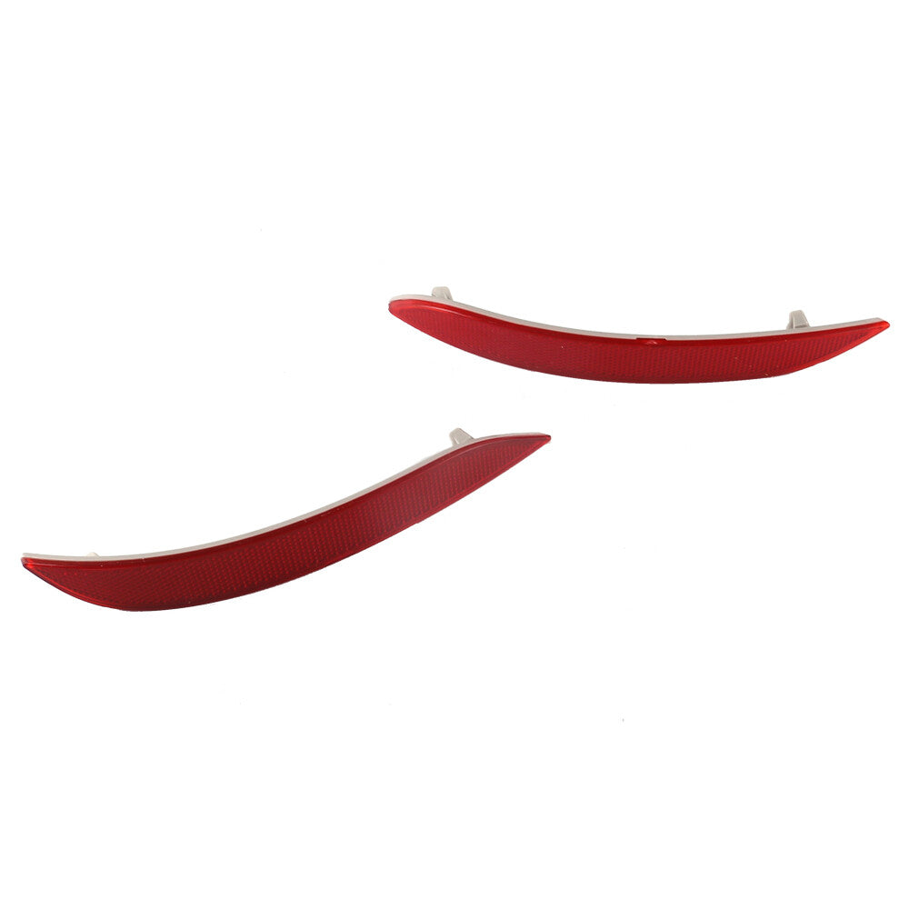 One pair of red rear bumper reflectors for BMW E84 X1 2013 2014 2015