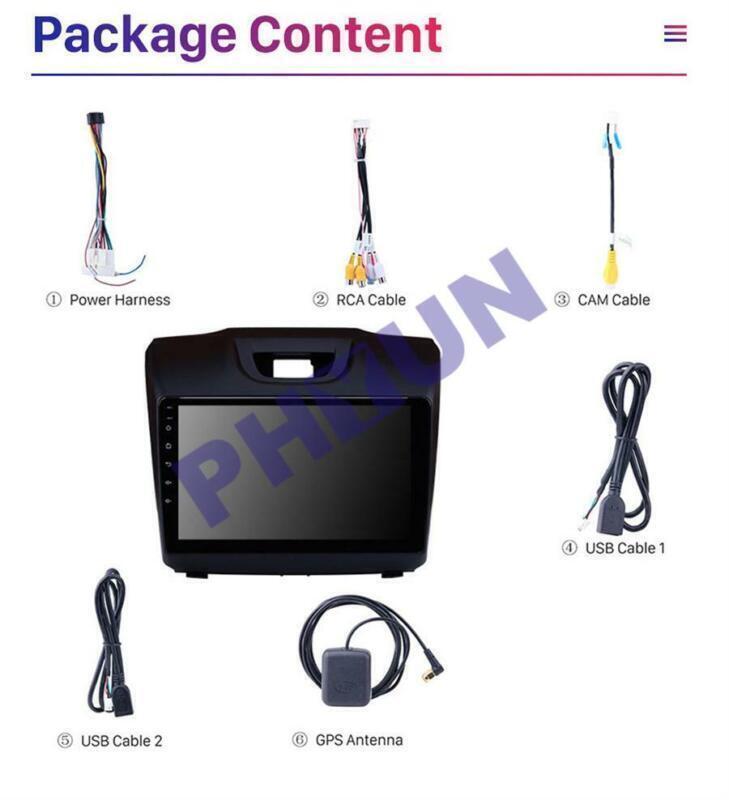 for Isuzu D-Max 12-19 for Chevrolet S10 15-18 Android 10 Radio GPS Multimedia Player