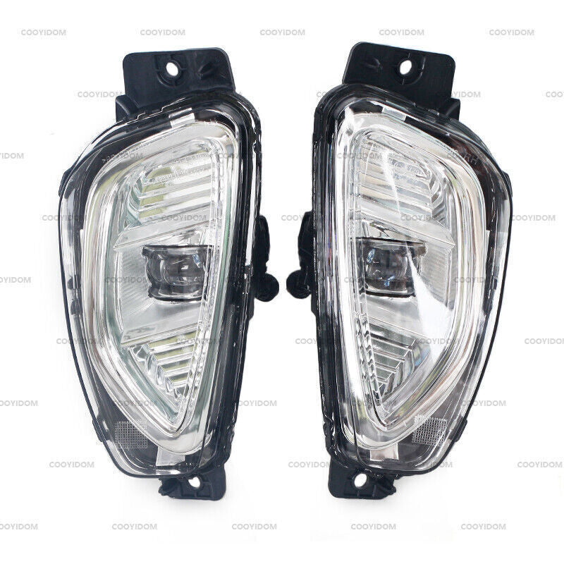 1Set for Ford Escape 2020-2022 LED Fog Light Fog Lamps W/Cover Bezel Switch Wire