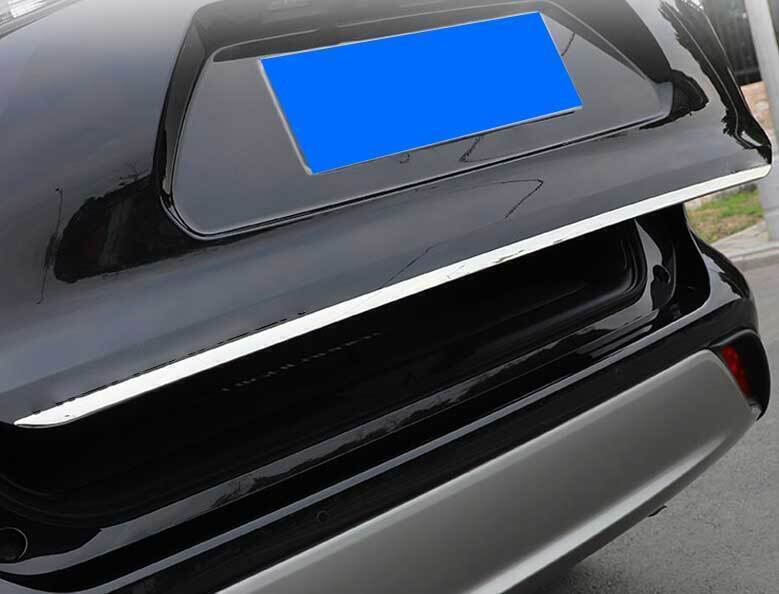 1X Rear Tailgate Trunk Lid Chrome for Toyota Highlander 20-2024 Cover Trim Steel