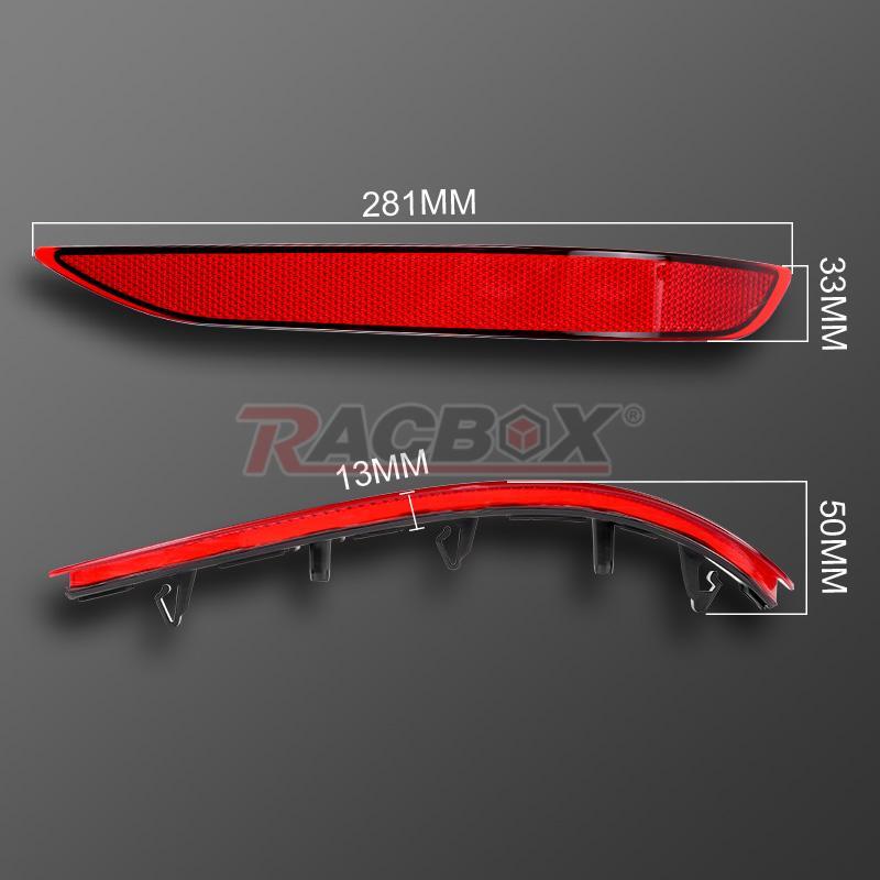 Rear Right Bumper Reflector For 2018 2019 2020 for Chevrolet Equinox Passenger Side