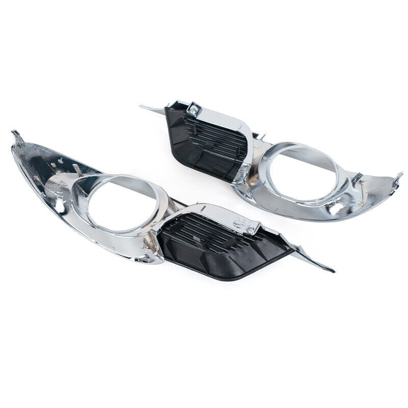 Paired fog light grille and fog light covers for Toyota for Avalon 2013 and 2014 models.