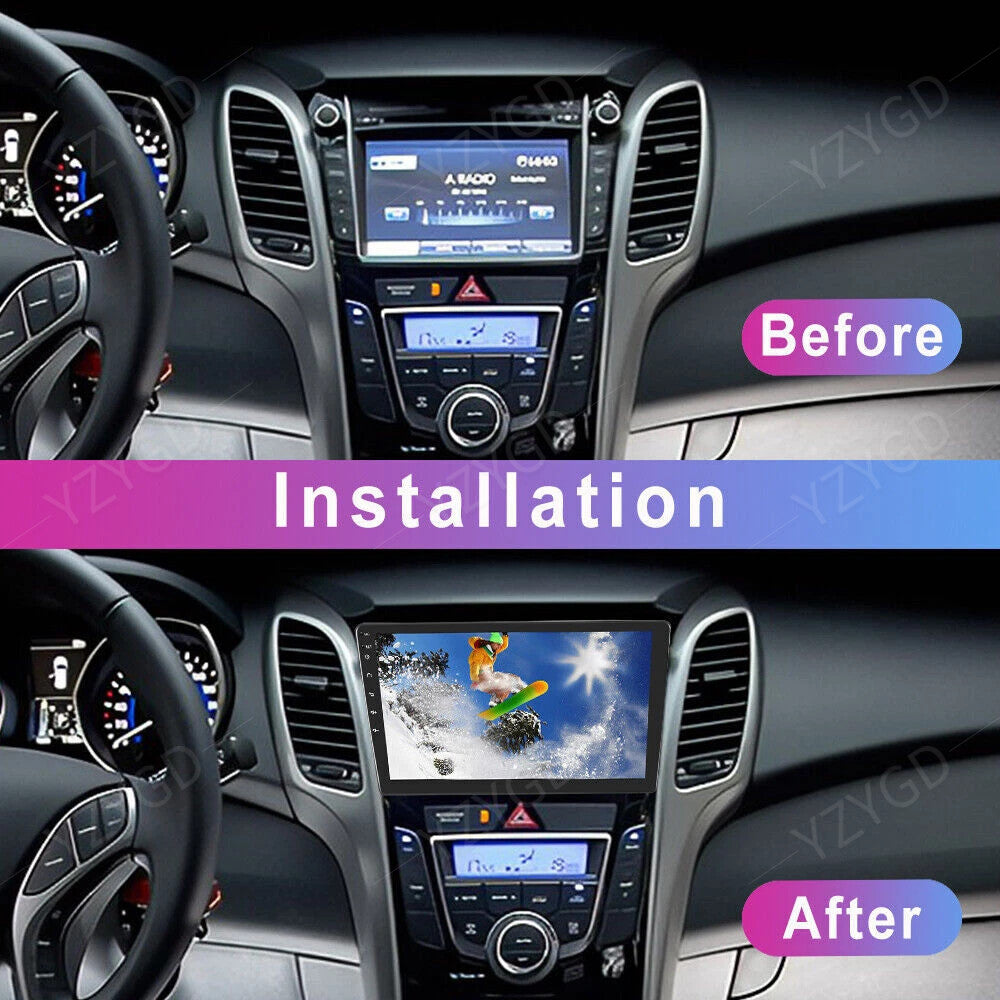 for Hyundai I30 for Elantra GT 2012-2017 Apple CarPlay Car Radio Stereo GPS Screen