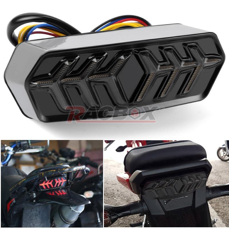 Sequential LED Turn Signal Running Tail Light for Honda MSX /Grom 125 2013~2016