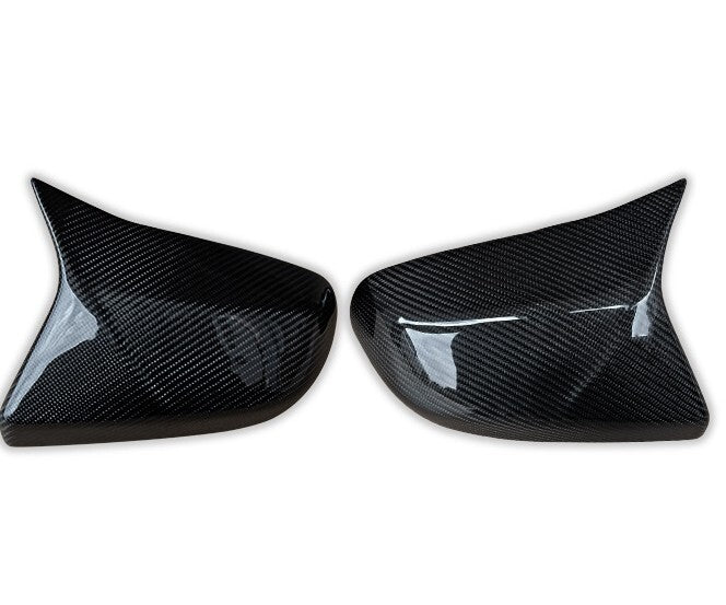 Genuine carbon fiber mirror protective cover replacement part for Cadillac ATS 2014-18