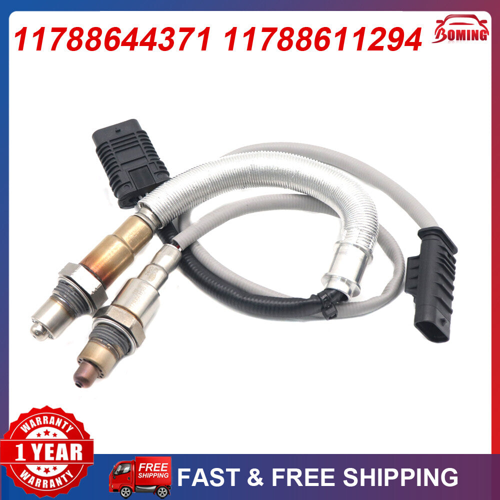 One-piece replacement NOX sensor (A0101538128) for Mercedes-Benz Detroit diesel engines.