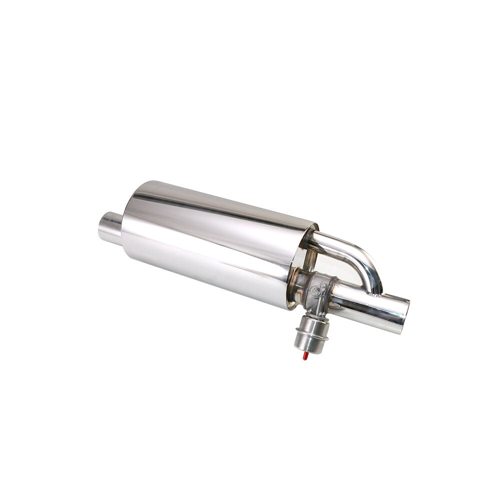 Pair 3 Adjust The Sound Muffler W/ Exhaust Valve Outlet 6.72 Body 640mm Lengt
