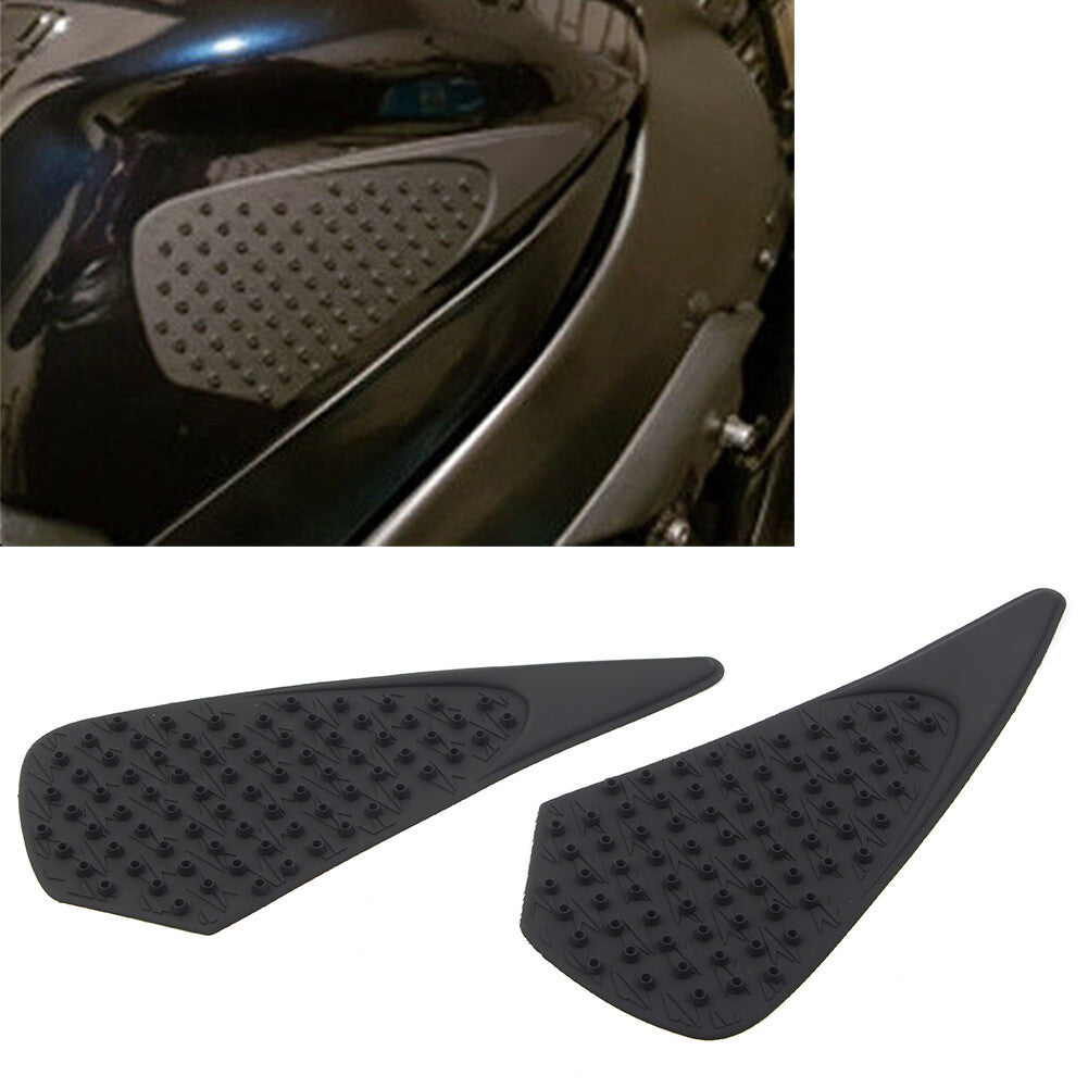 Tank Traction Gas Pad Knee Fuel Side Grips Decals for YAMAHA YZF-R1 07-08 Black
