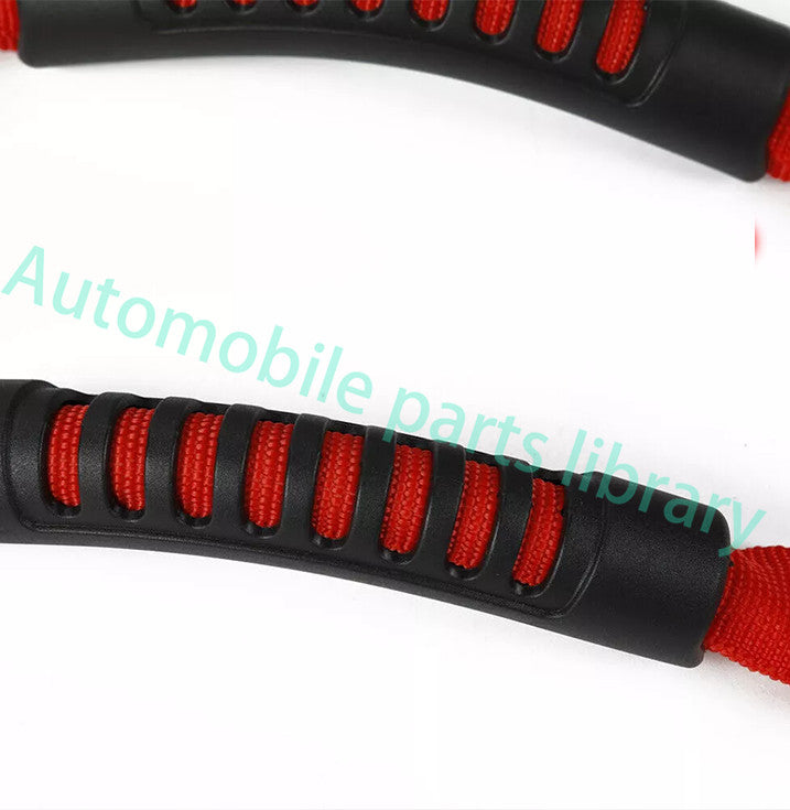 Sahara Rubicon Red Thin Roller Grip Handle for Jeep for Wrangler (4 Pieces)