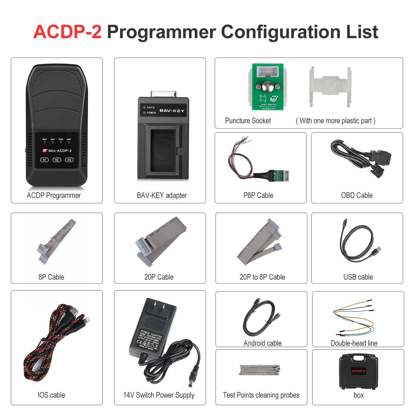 Yanhua for Mini ACDP Master with Module 9 for Land Rover Add Key All Keys Lost