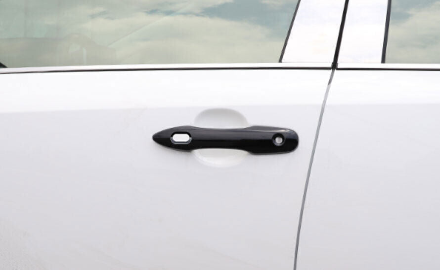 4X Piano Black Exterior Side Door Handle Cover Trim for Toyota for Corolla 2020-2024