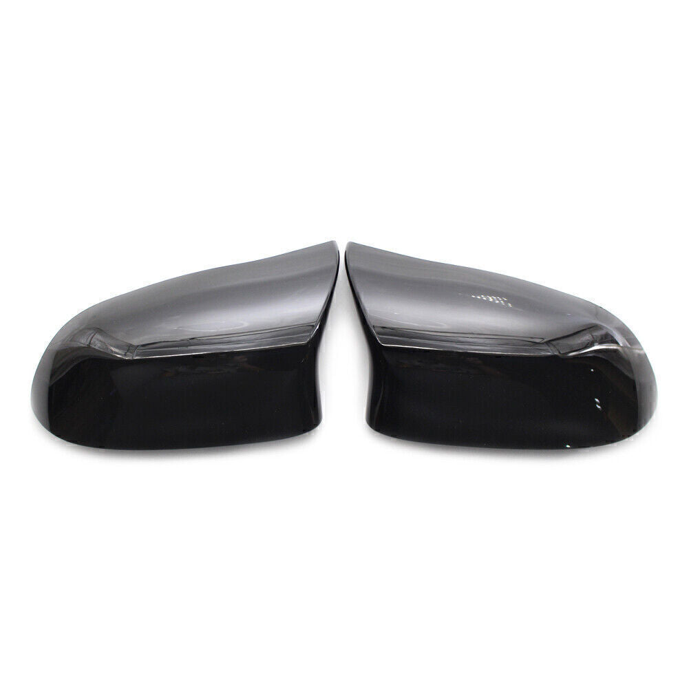 Rear View Mirror Cover Trim Mirrors Decor for BMW X5 F15 X6 F16 2014-2018 Black