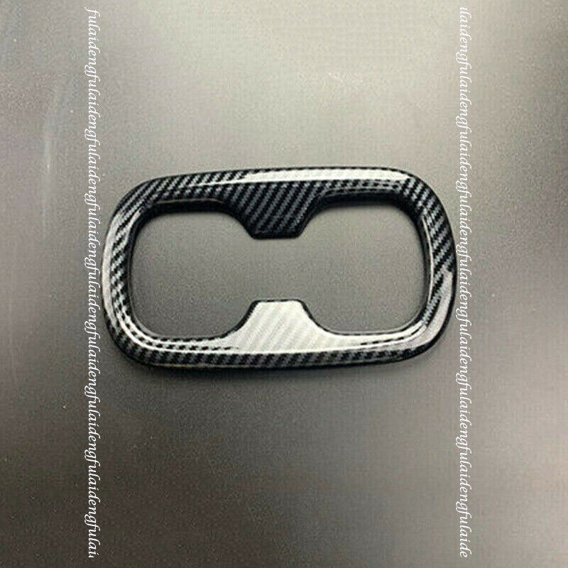 for Toyota for Corolla 2019-2023 Carbon fiber style Rear Water Cup Panel Cover Trim
