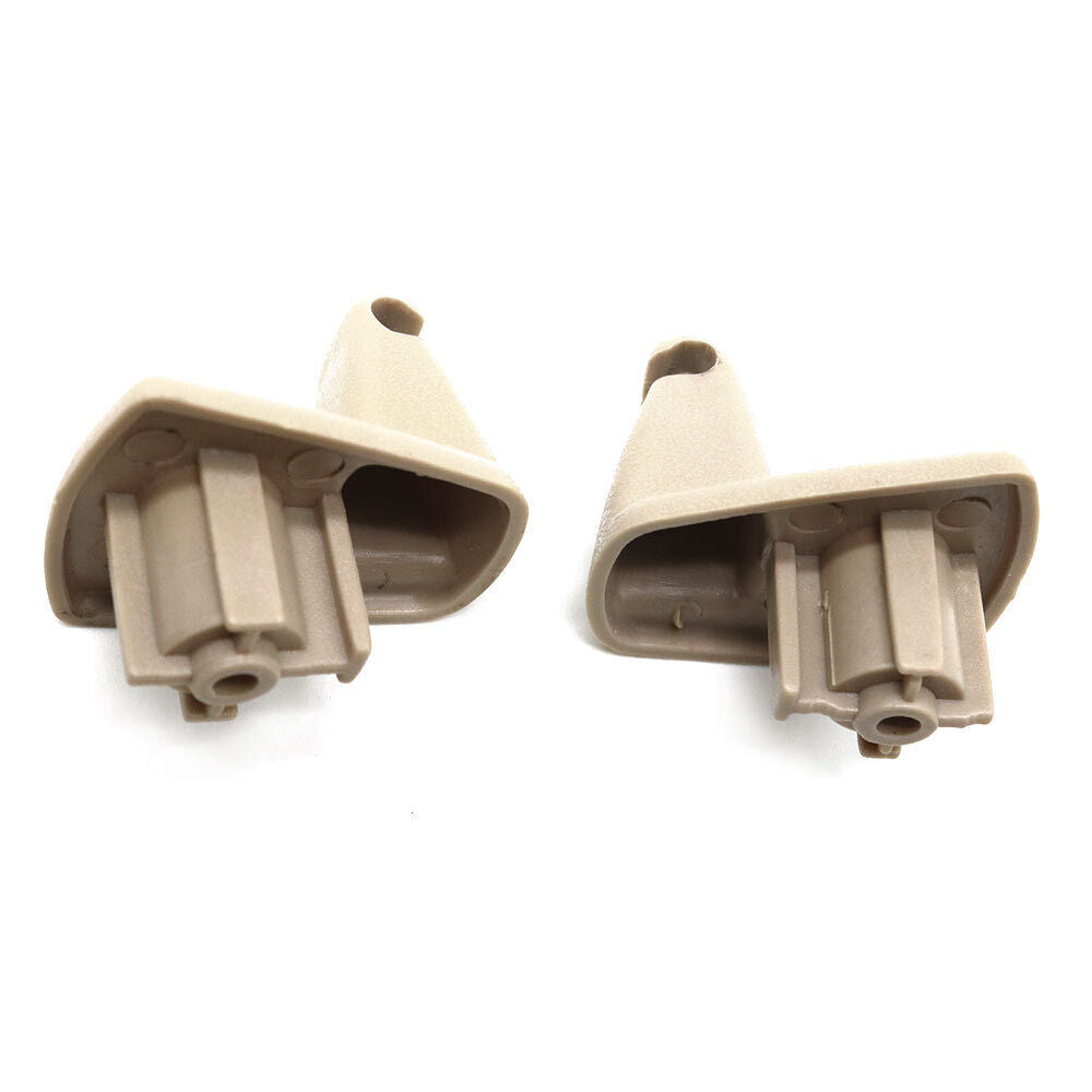 for Chrysler 300 for Dodge Charger 1EJ51BD1AA 2pcs Beige Sun Visor Holder Hook Clips