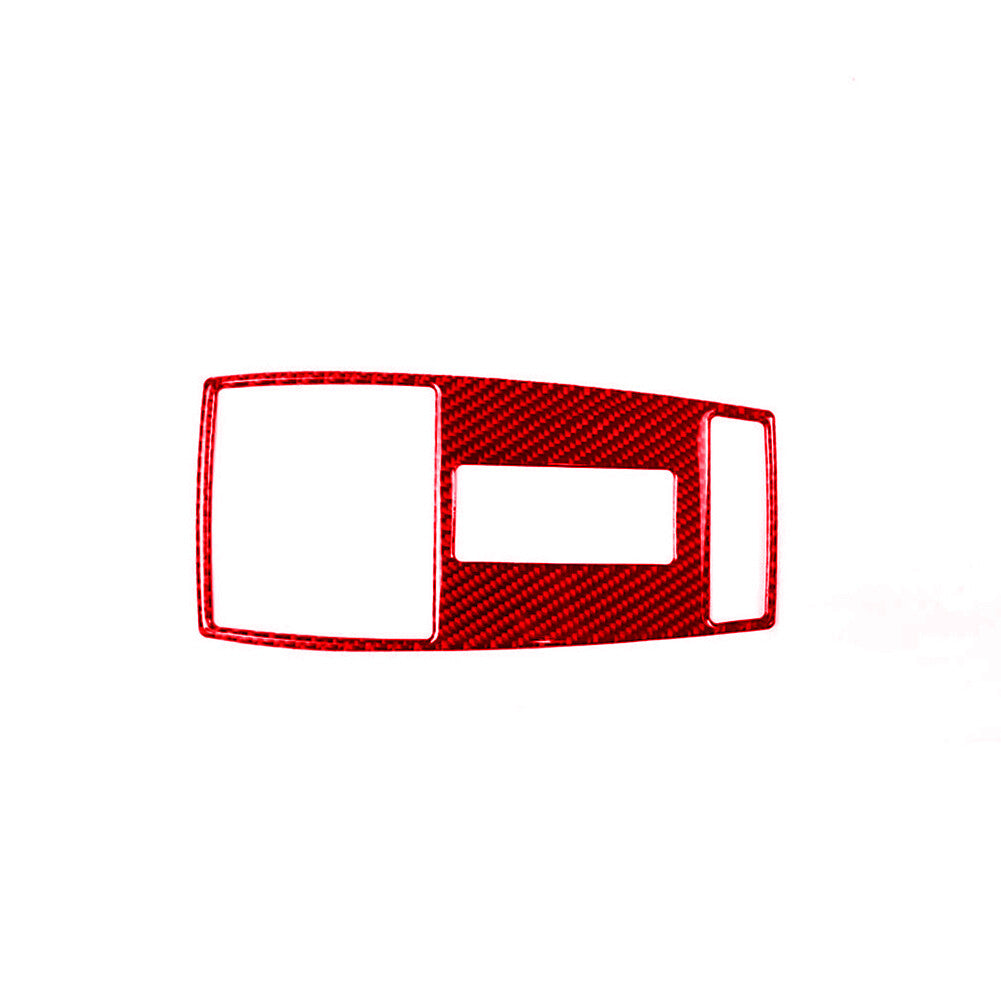 Red Carbon Fiber Reading Light Frame Trim for Mercedes-Benz C E-Class W204 W212