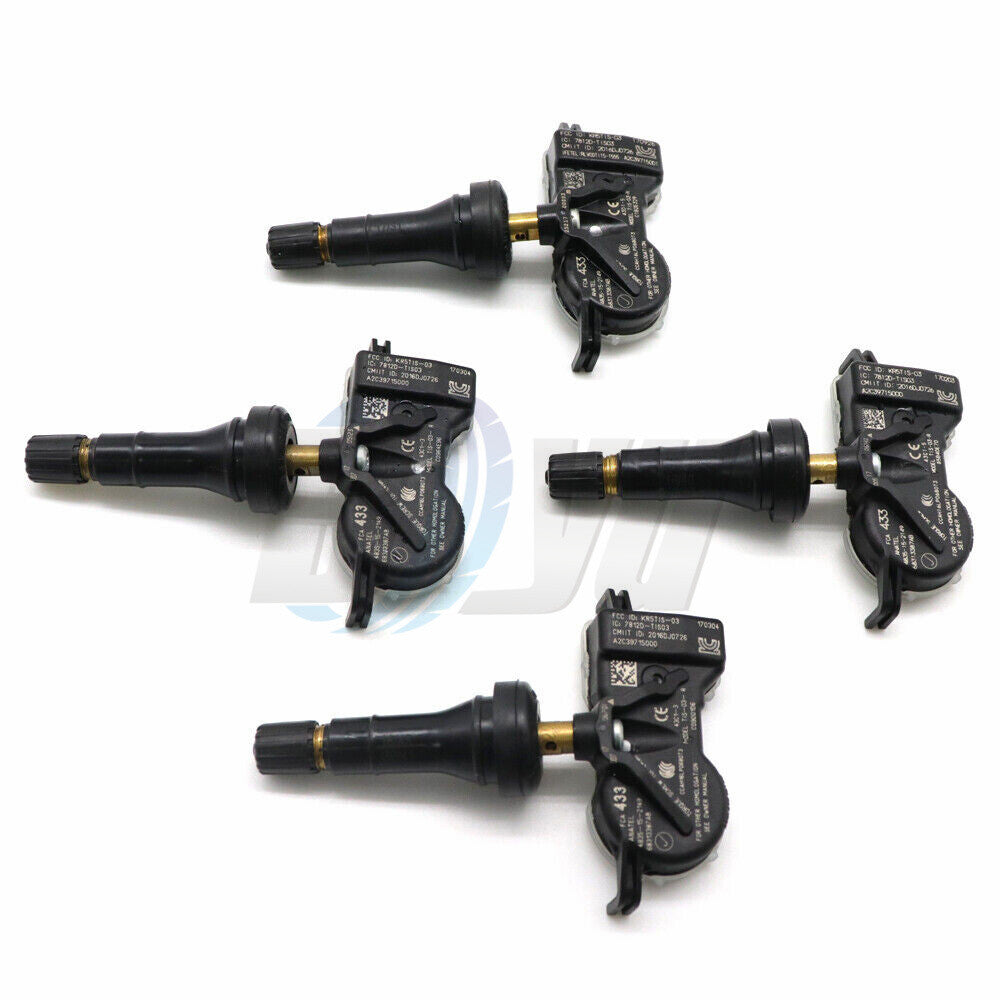 New version TPMS tire pressure sensor 4-piece set 68313387AB for Chrysler , for Dodge , for Jeep , and US