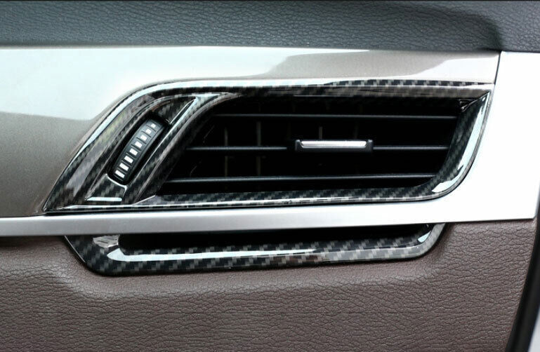 for BMW X1 F48 2016-2022 ABS Carbon Fiber Left And Right Air Outlet Vent Trim 4P