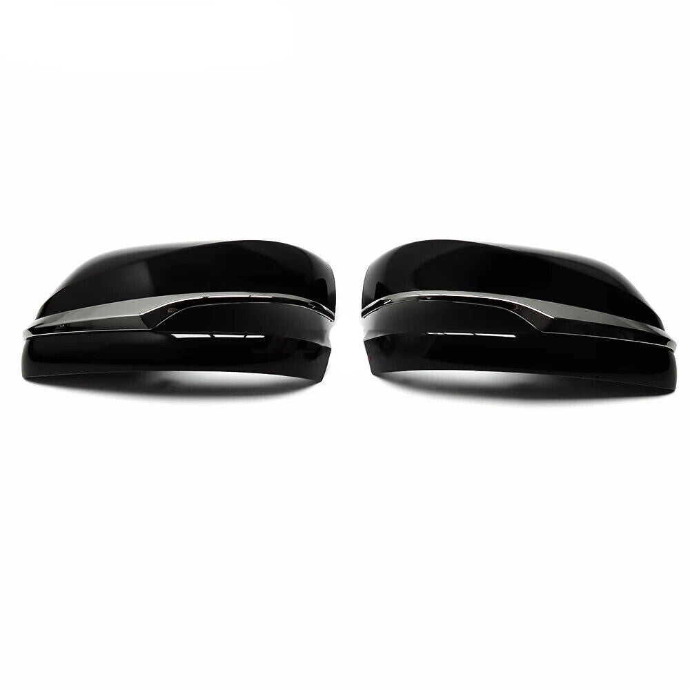 A pair of exterior car side mirror covers for Lexus GX460 2010-2021.