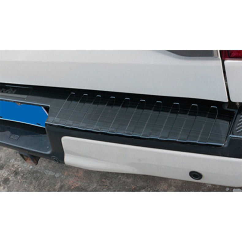 for Ford F150 F-150 2020 black Steel Rear Bumper Pedal Trunk Door Sill Cover 2x