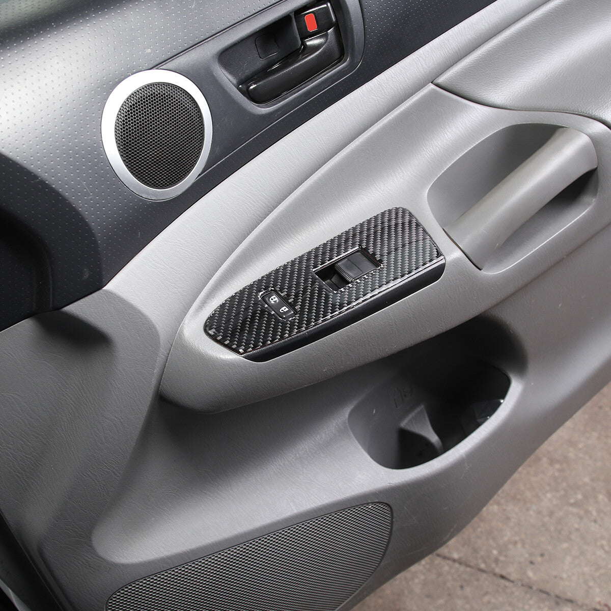 Silver chrome ABS rear tailgate handle cover exterior suitable for Tundra 2007 - 2013