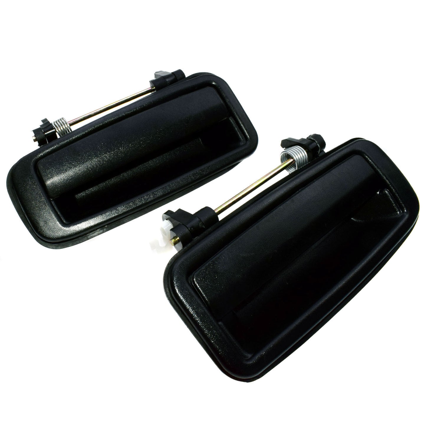 for Toyota for Corolla 88-92 Pair Outside outer Door Handle Rear Left Right Black