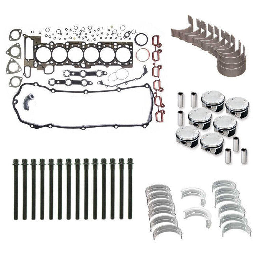 Engine Rebuild Kit 01-06 Gasket Pistons Ring for BMW E39 E46 E53 E60 E83 M54 3.0
