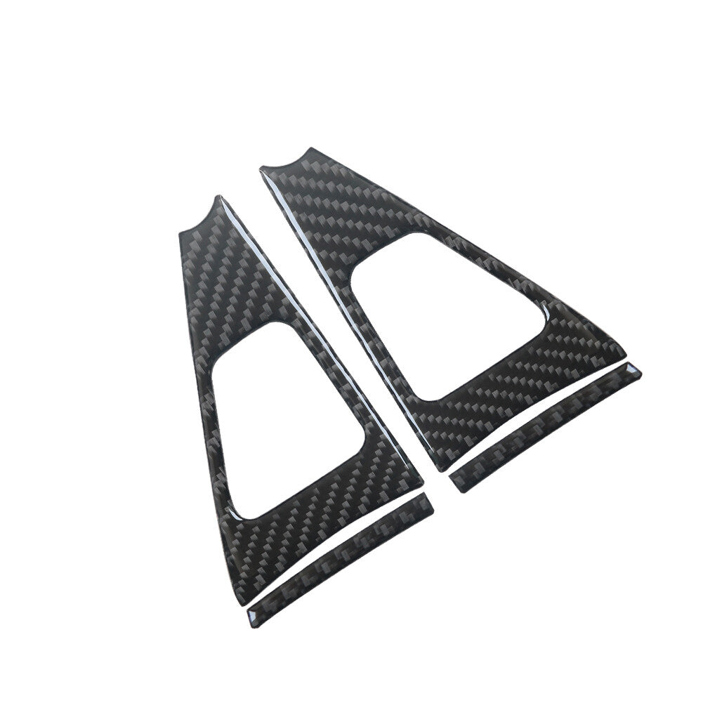 Carbon Fiber Demist Air Vent Outlet Trim Cover for Honda Accord Sedan 2008-2012