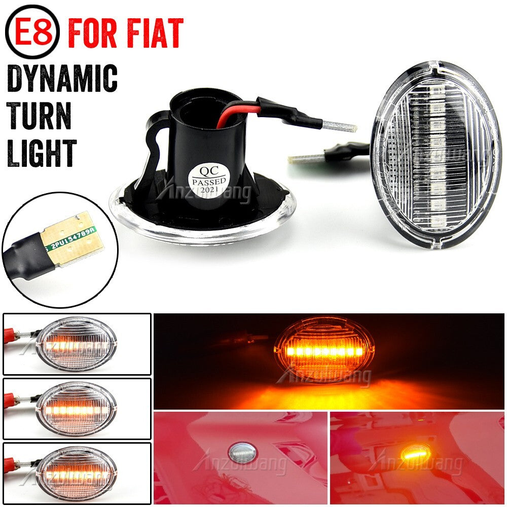 Dynamic Side Marker Turn Light for Fiat 500 for Ford for Lancia Lybra for Maserati Alfa