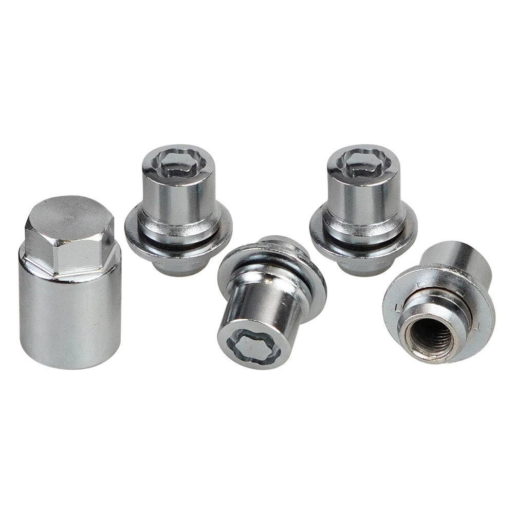 34mm Wheel Lock Lug Nuts Kit M12x1.5 for 2000-2024 for Toyota Anti-theft 00276-00901