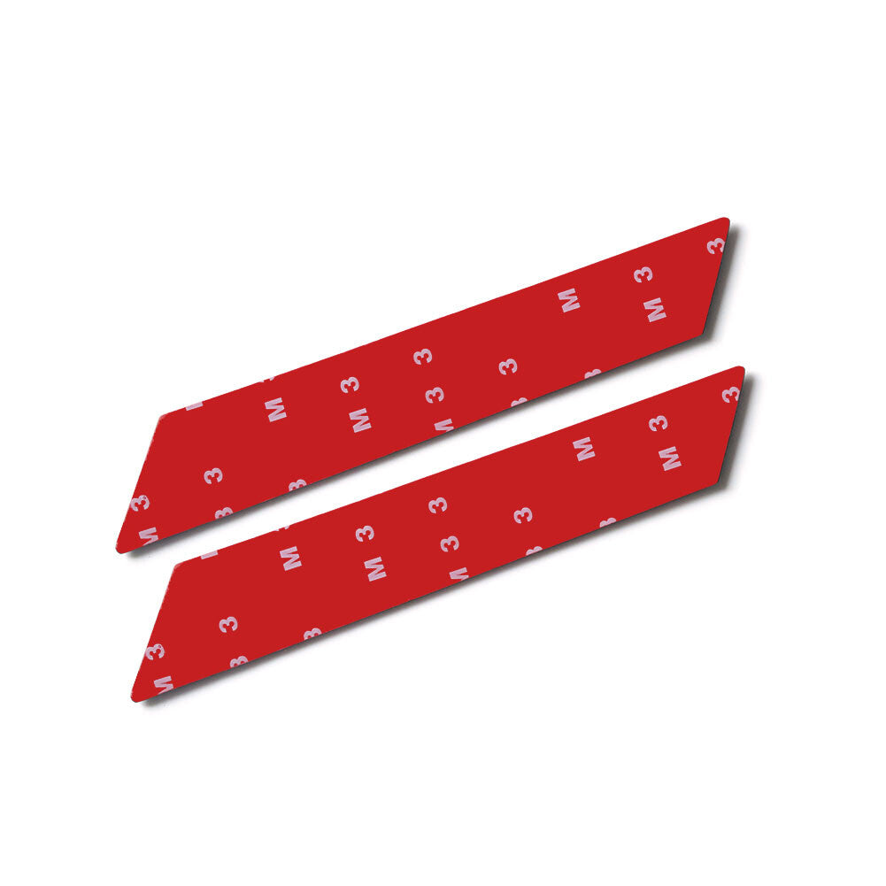 4Pcs Red Carbon Fiber Door Handles Decorative Trim Cover for VW for Golf 7 2013-2017