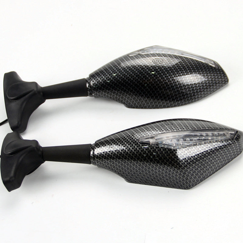 LED Turn Signal Intergrated Indicators Mirrors For Honde / for Kawasaki / for Suzuki / for Yamaha