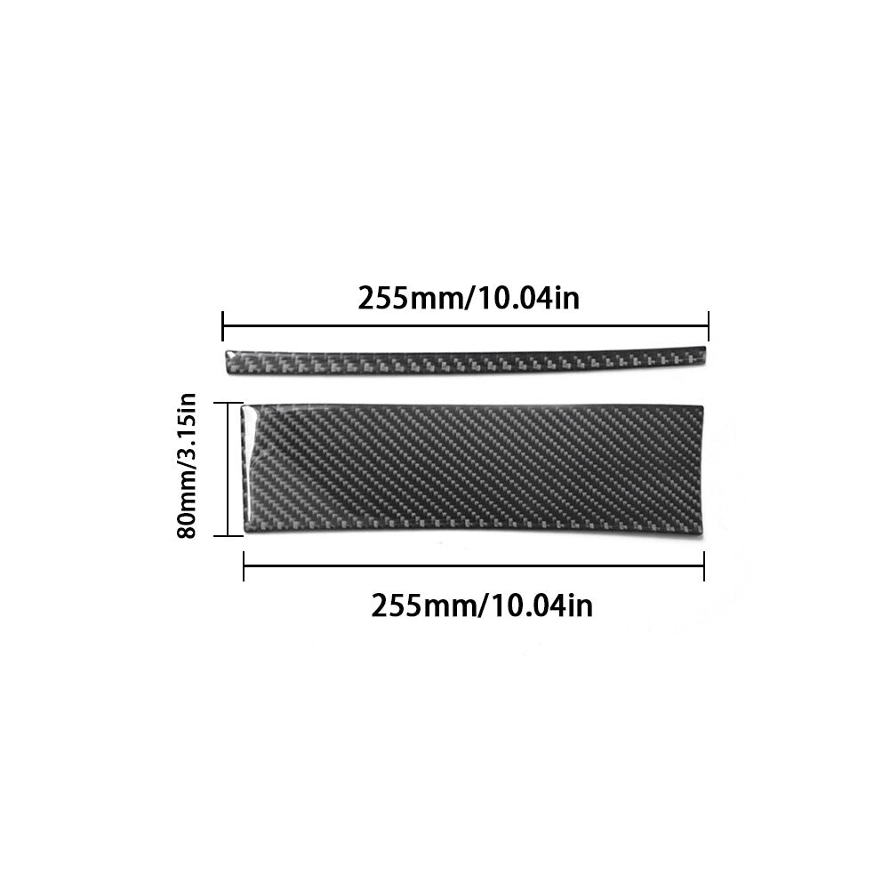 Carbon fiber below the radio console trim for BMW Z4 E89 2009-2016