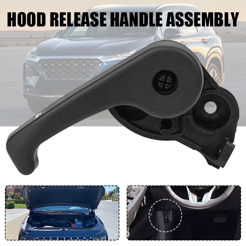 Hood Latch Release Handle Base for 2013-18 for Hyundai Santa Fe Sport 81180-2B000