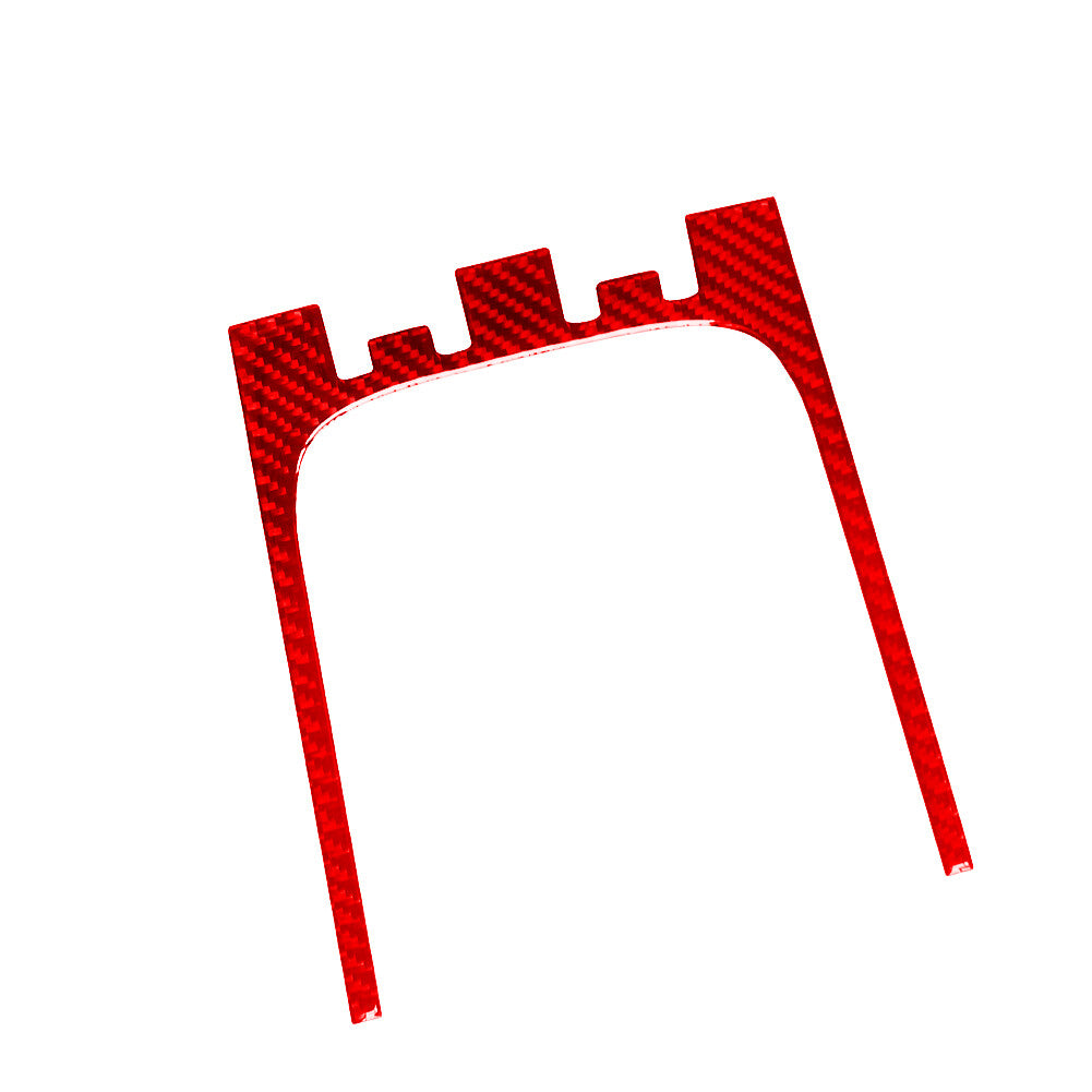 Red Carbon Fiber Rear Central Cupholder Frame Trim for Jeep for Wrangler 2007-2010
