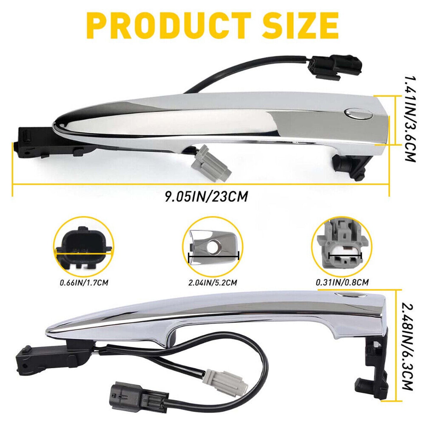 for Nissan Sentra 2013 - 16 Maxima 09 - 14 Front left drive exterior door handle