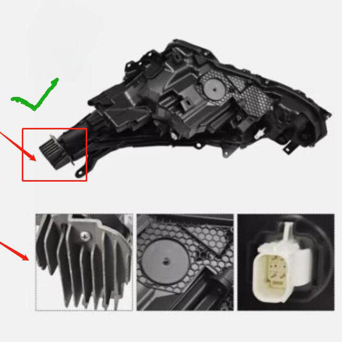 Applicable to for Toyota Prius 8114047A60 2023 - 2024 Right Passenger Side Headlight