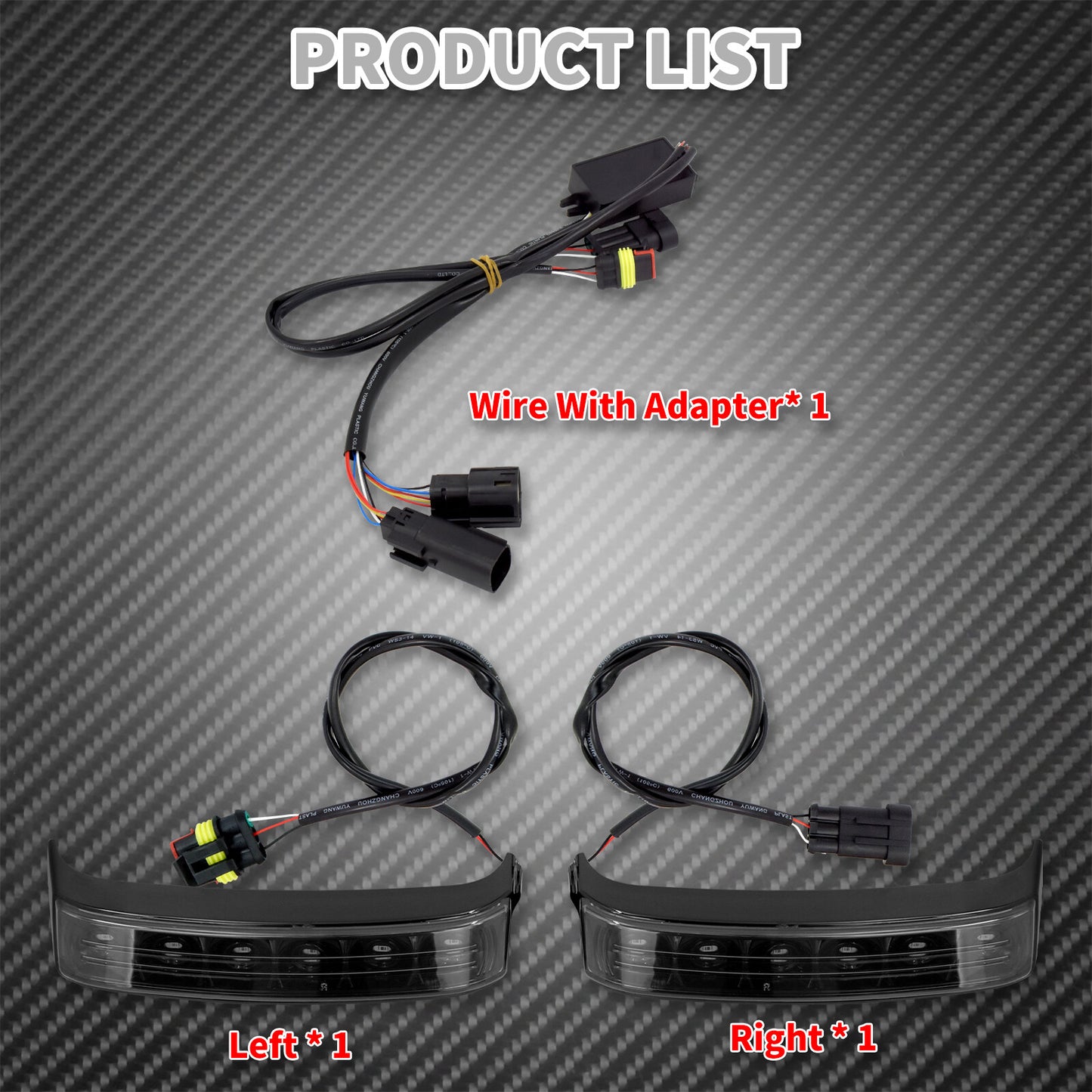 LED Rear Saddlebag Running Turn Signal Brake Hazard Lights Fit For Touring 14-20
