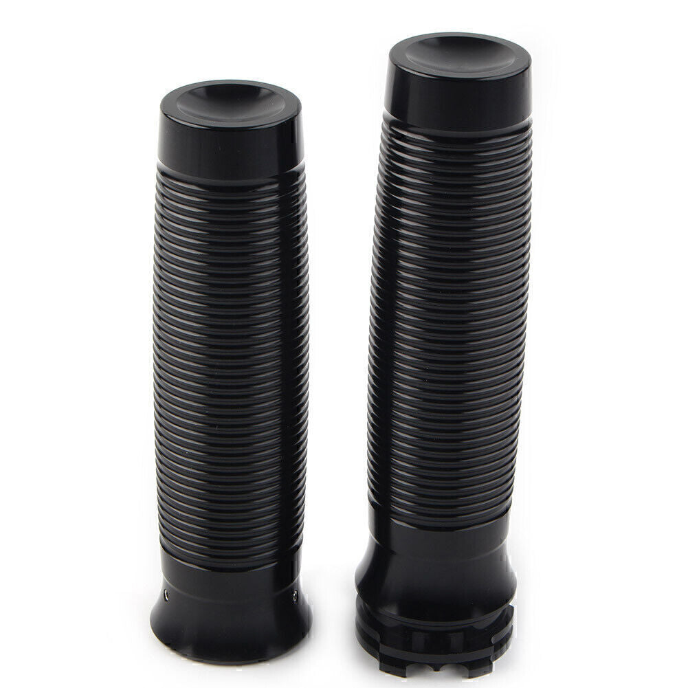 1 25mm Lenkergriffe Motorrad Schwarz Paar f¨¹r for Harley Bobber Chopper