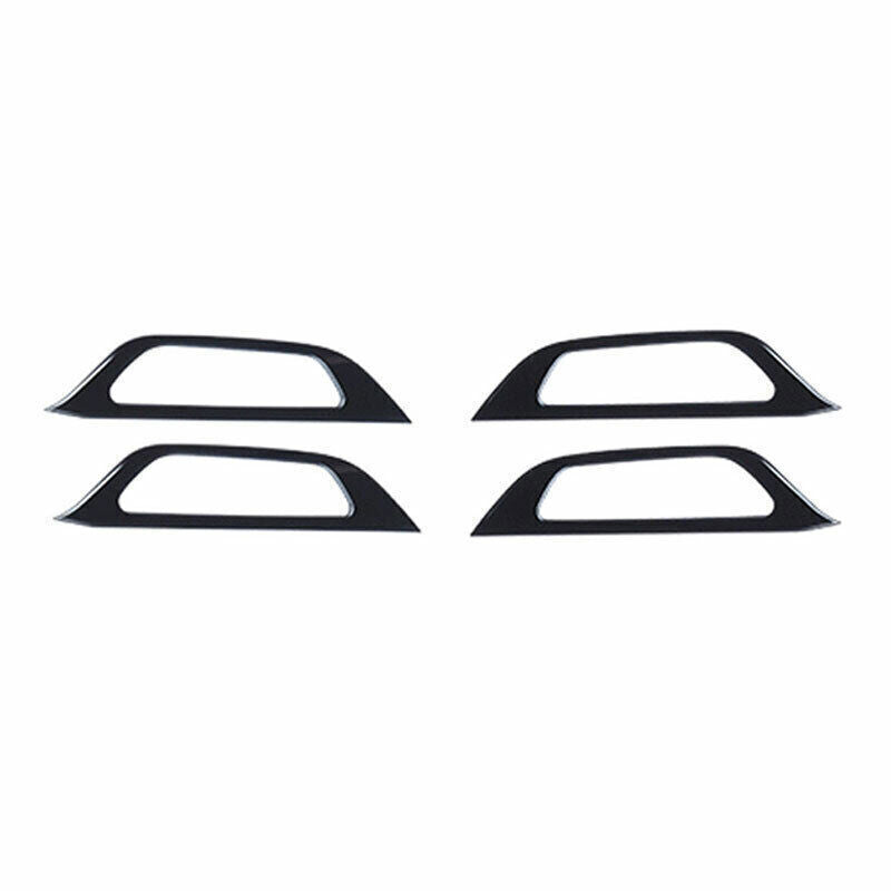 4Black Titanium Inner Door Handle Bowl Frame Trim for Lexus NX250 350 2022-2023