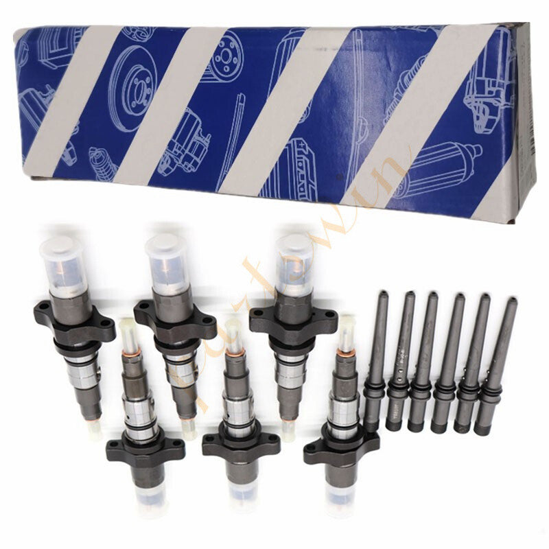 6-piece diesel fuel injector pack for 5.9L 2004.5-2007 pipes for Dodge for Ram
