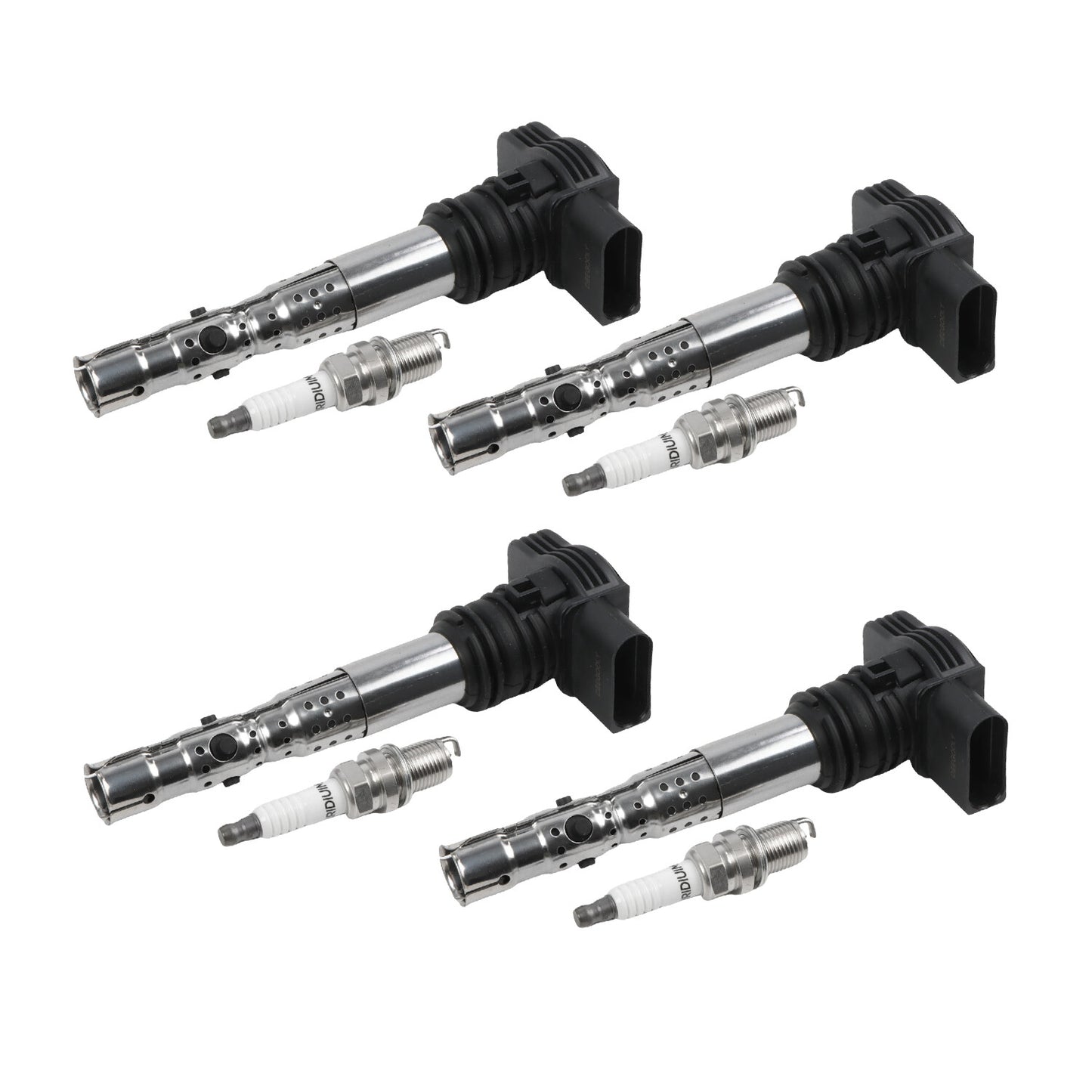 Ignition Coils Spark Plugs for VW Beetle for Golf for Passat for Audi A4 TT UF411 6458