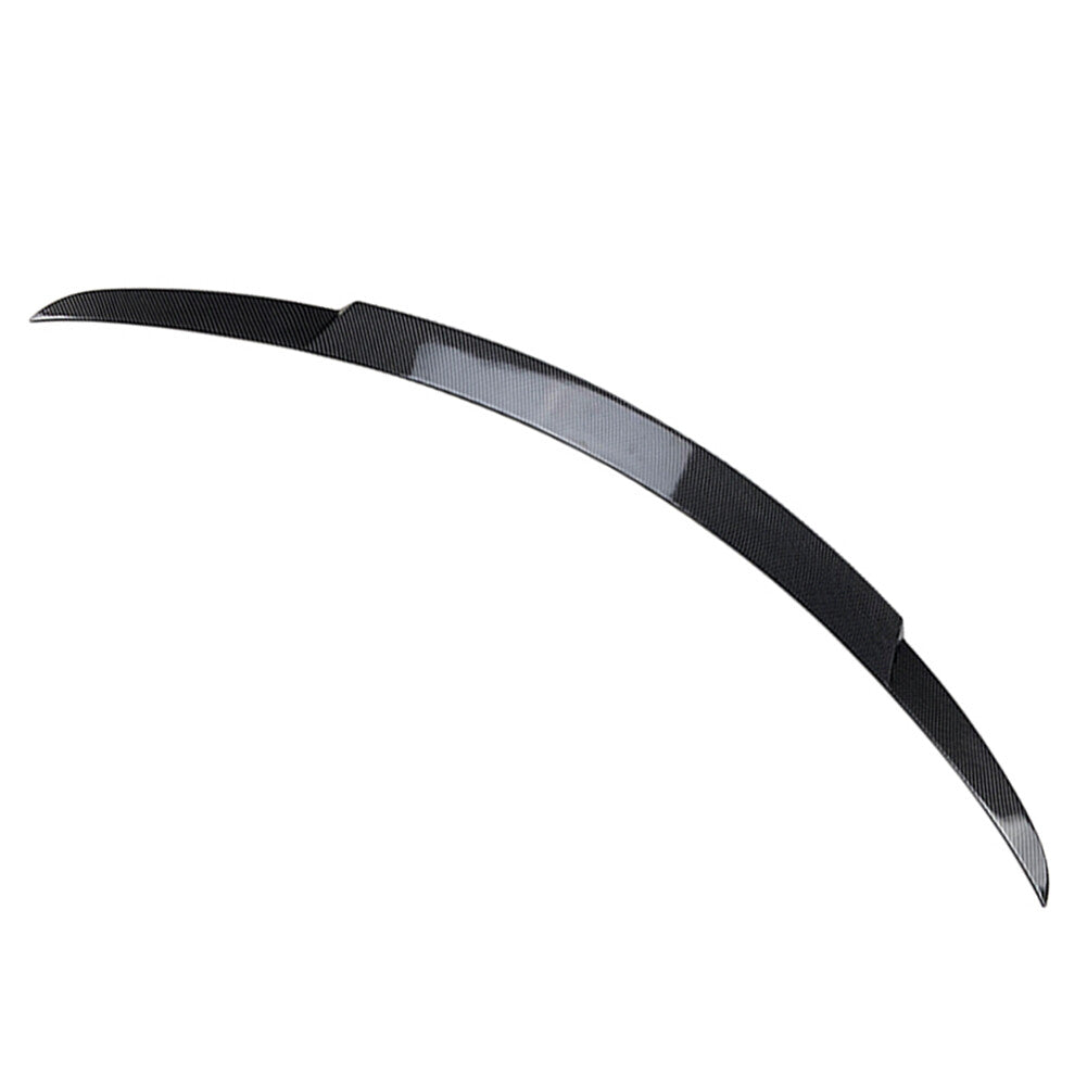 Rear Trunk Spoiler Lip Wing Carbon for Benz C-Class W205 C63 4 Door Sedan 15-21