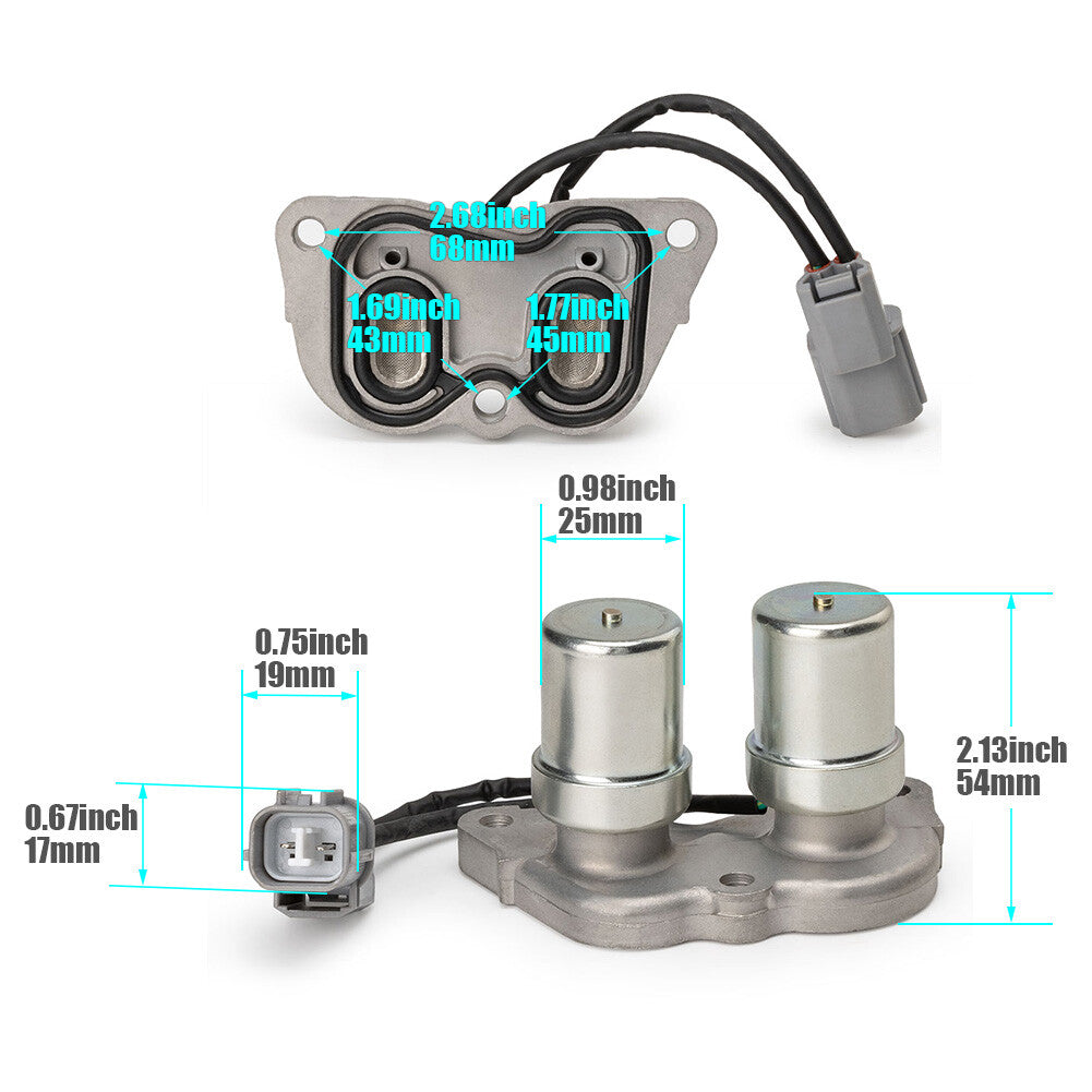 28200-PX4-014 and 28300-PX4-003 shift control and locking solenoids are suitable for Honda Odyssey.