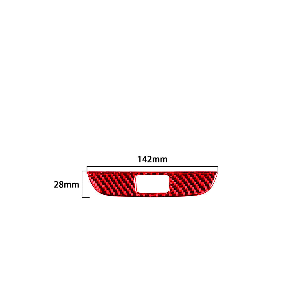 Red carbon fiber interior light button cover trim suitable for Lexus GS 2006 - 2011