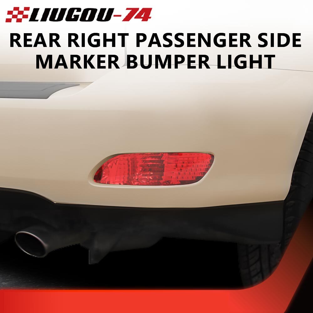 Applicable to for Lexus RX330 RX350 RX400H 2004-2009 rear right side bumper light markings.