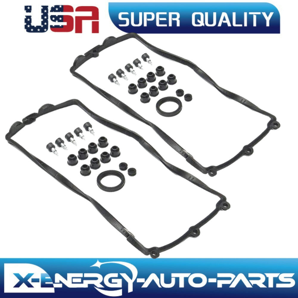 Valve Cover Gasket Set 11127513194/11127513195 for BMW E53 E60 E63 E64 E65 X5
