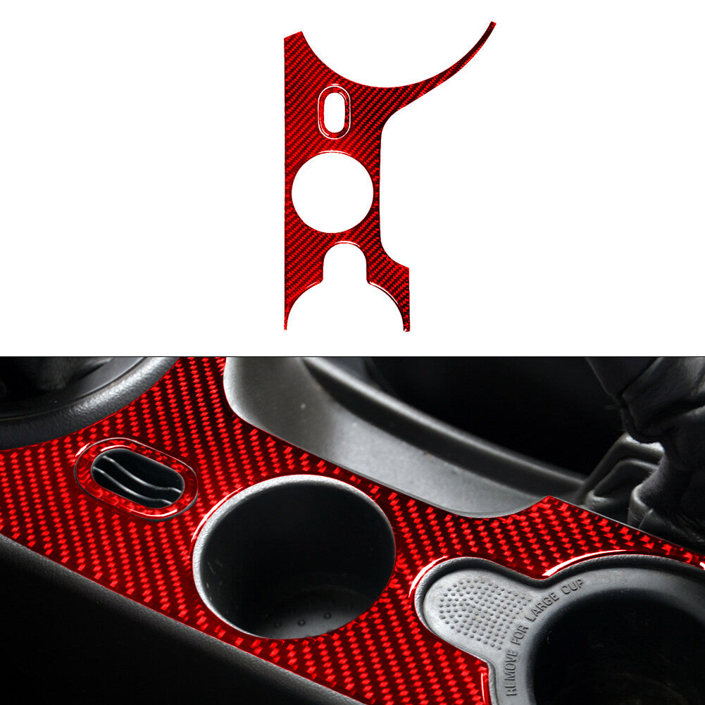 27x Red Carbon Fiber Full Set Cover Trim Kit for Ford for Mustang Convertible 01-04