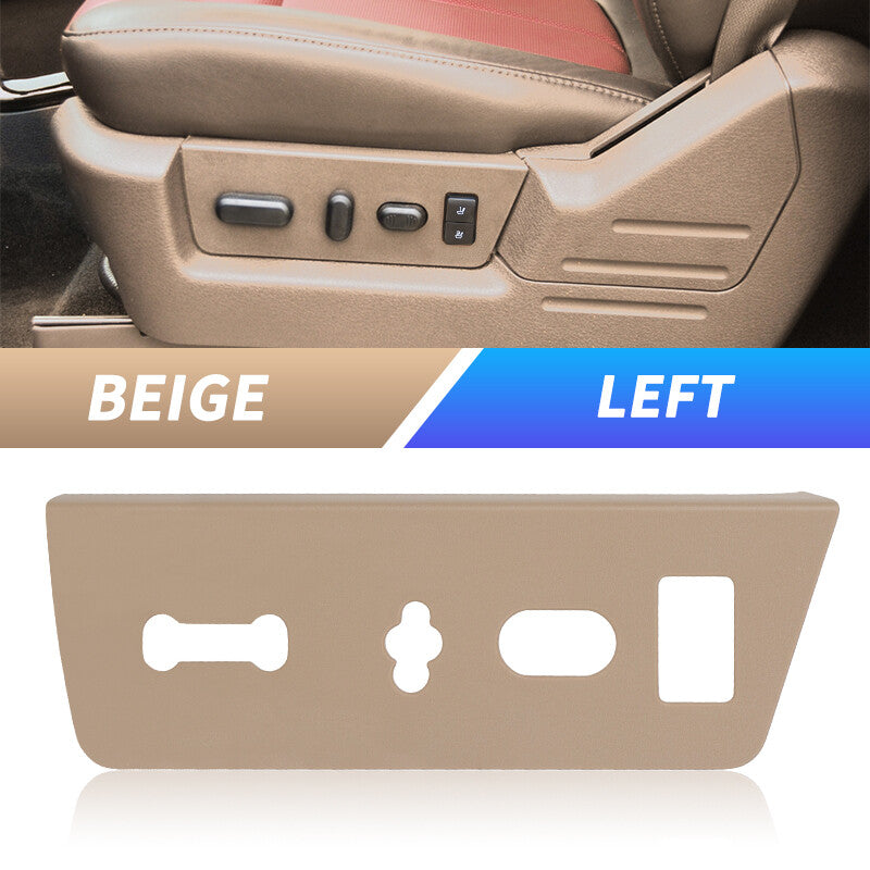 for Seat Switch Housing Trim Bezel Panel Front Left Driver for Ford F150 2009-2014