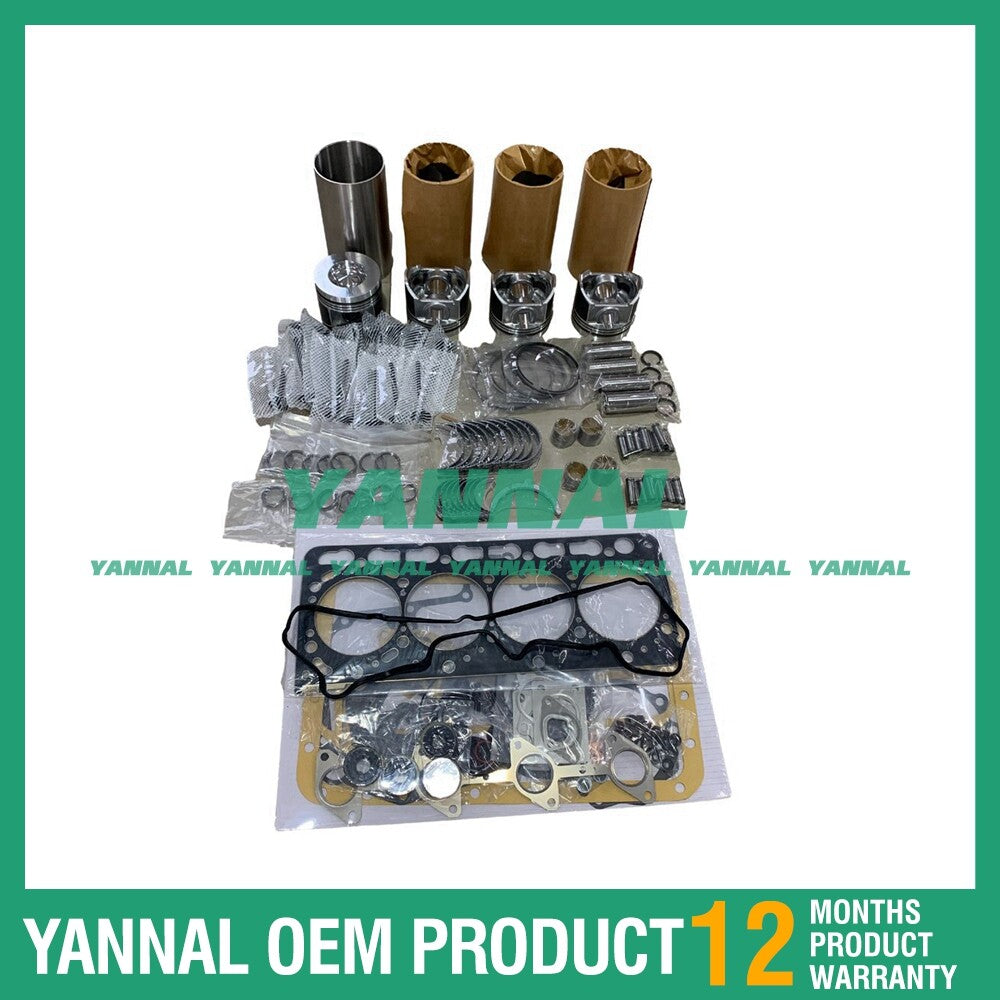 4-piece V3800-DI Engine Overhaul and Reconstruction Kit for Kubota Diesel Engines