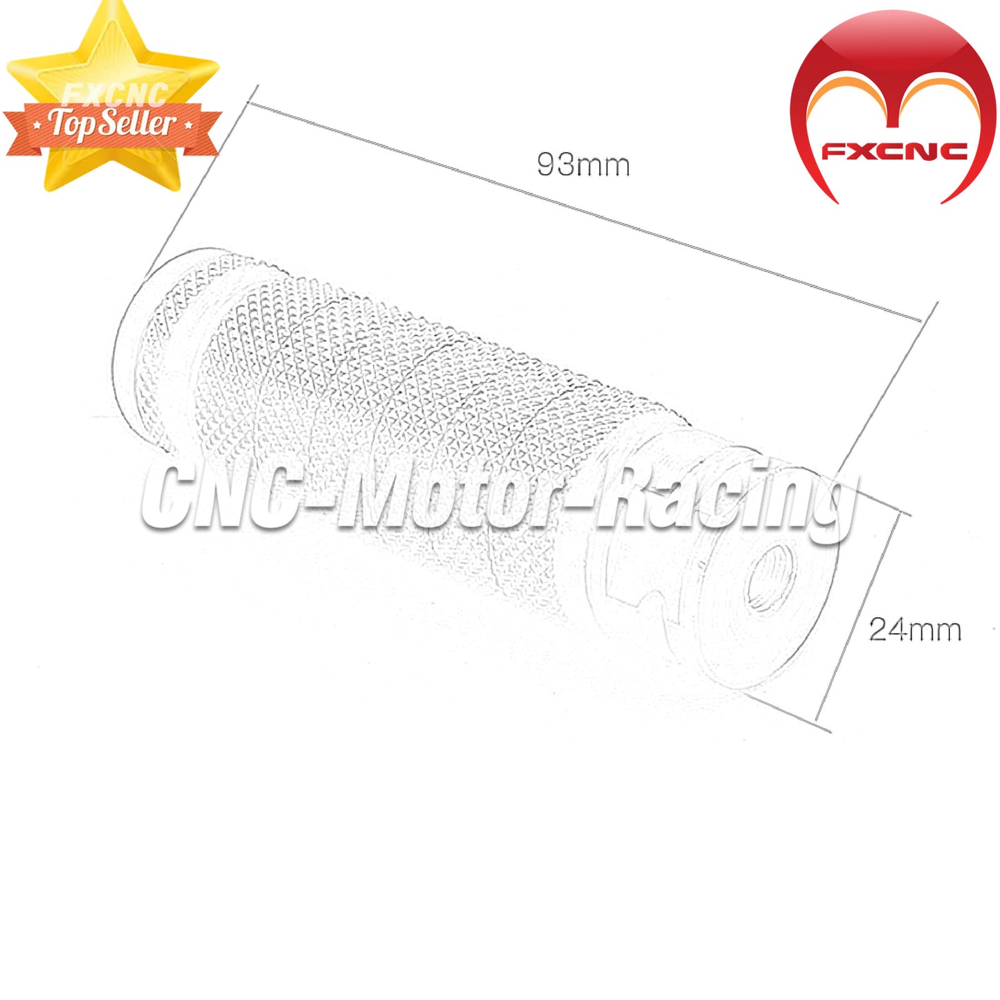 Motorcycle Racing Bike Footstools, Footpeg Rear Pedals - Universal